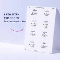 Avery-Zweckform L4881-20 štítek se jménem Kennzeichnungsetiketten (š x v) 65 mm x 65 mm 160 ks