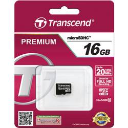 Transcend Premium paměťová karta microSDHC Industrial 16 GB Class 10