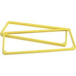 Hammond Electronics 1455UBY Rám ABS žlutá (d x š x v) 196 x 71 x 11.60 mm 2 ks