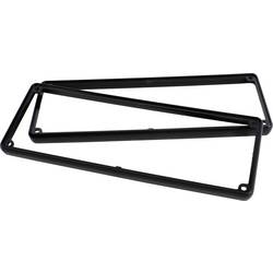 Hammond Electronics 1455UBBK Rám ABS černá (d x š x v) 196 x 71 x 11.60 mm 2 ks