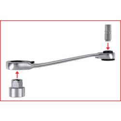 KS Tools 918.3050 sada nástrčných klíčů, metrický, 1/4 (6,3 mm), 31dílná, 918.3050