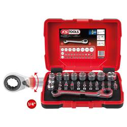 KS Tools 918.3050 sada nástrčných klíčů, metrický, 1/4 (6,3 mm), 31dílná, 918.3050