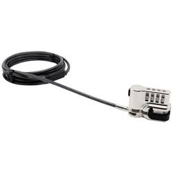 Dicota kabelový zámek pro notebooky, kódový číslicový zámek nejsou nutné klíče 2 m Notebook-Sicherung