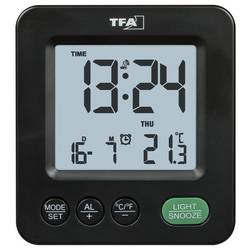 TFA Dostmann 60.2567.01 DCF budík černá časů buzení 1