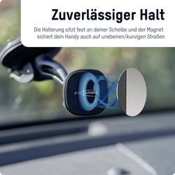 Ansmann Smart Scheibe přísavka, upevnění na ventilační mřížku držák mobilního telefonu do auta s magnetickým upevněním 2 - 12 mm