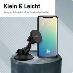 Ansmann Smart Scheibe přísavka, upevnění na ventilační mřížku držák mobilního telefonu do auta s magnetickým upevněním 2 - 12 mm
