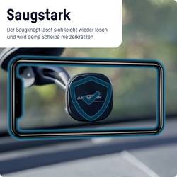 Ansmann Smart Scheibe přísavka, upevnění na ventilační mřížku držák mobilního telefonu do auta s magnetickým upevněním 2 - 12 mm