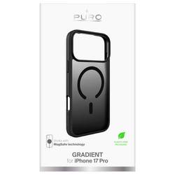 Puro GRADIENT Cover Apple iPhone 17 Pro černá (transparentní) Kompatibilní s MagSafe PUIPC17P63GRADBLK