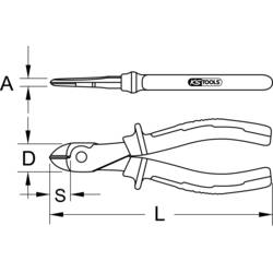 KS Tools 115.1013 1151013 silové boční štípací kleště 180 mm