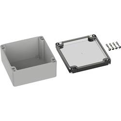 TRU COMPONENTS TC-9065464 Venkovní kryt 122 x 120 x 55 polykarbonát šedobílá (RAL 7035) 1 ks