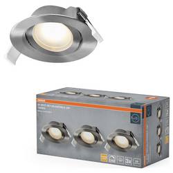 OSRAM HOMELIGHTING 4058075853799 stropní lampa, LED stropní reflektor, LED modul, pevně vestavěné LED, saténovo-niklová