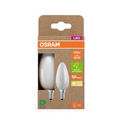 OSRAM HOMELIGHTING 4099854253805 LED Energetická třída (EEK2021) A (A - G) E14 svíčkový tvar 2.2 W = 40 W teplá bílá (Ø x v) 35 mm x 35 mm 2 ks