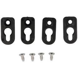 Hammond Electronics 1556FOOTBK-4 Mounting foot plast ABS černá (d x š x v) 51 x 51 x 5 mm 4 ks