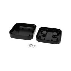 Hammond Electronics 1556DBK univerzální pouzdro 120 x 120 x 45 plast ABS zpomalující hoření černá 1 ks
