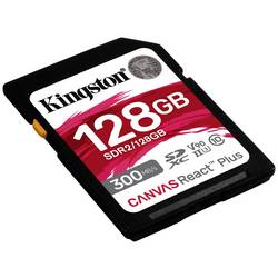 Kingston Canvas React Plus paměťová karta SD 128 GB Class 10 UHS-II