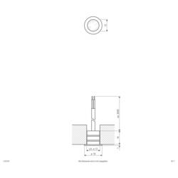 EVN LD2102 LD2102 podlahové svítidlo LED 0.2 W nerezová ocel