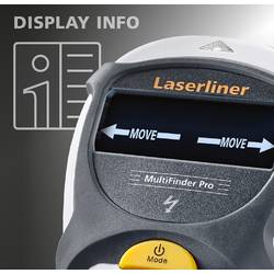 Laserliner detektor Ortungsgerät MultiFinder Pro Metall bis 10cm/and.Mat.4-5cm 080.966A Detekční hloubka (max.) 100 mm Druh materiálu dřeva, kabely vedoucí