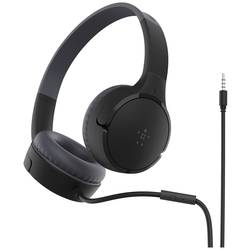 Belkin SoundForm Mini Headset otevřená (On Ear) kabelová černá omezení hlasitosti