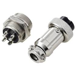 TRU COMPONENTS TC-13895640 kulatý konektor DIN, 1 sada