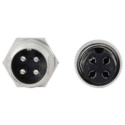 TRU COMPONENTS TC-13895640 kulatý konektor DIN, 1 sada