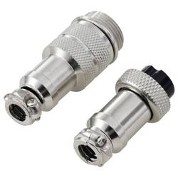 TRU COMPONENTS TC-13895628 kulatý konektor DIN, 1 sada