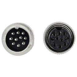 TRU COMPONENTS TC-13895628 kulatý konektor DIN, 1 sada