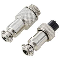 TRU COMPONENTS TC-13895556 kulatý konektor DIN, 1 sada