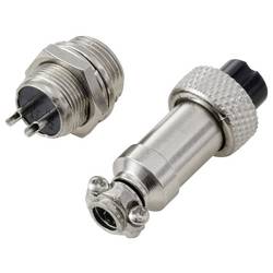 TRU COMPONENTS TC-13895576 kulatý konektor DIN, 1 sada