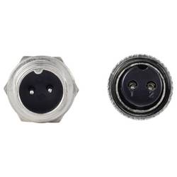 TRU COMPONENTS TC-13895576 kulatý konektor DIN, 1 sada