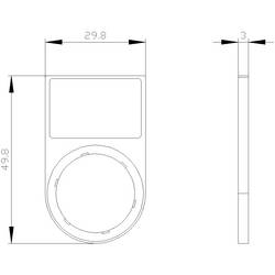 Siemens 3SU1900-0AH10-0AA0 3SU19000AH100AA0 štítek s popisem plochý (d x š) 27 mm x 17.5 mm 10 ks