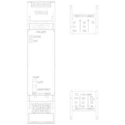 Siemens 3SK1111-1AW20 3SK11111AW20 bezpečnostní relé 110 V/AC, 240 V/AC, 110 V/DC, 230 V/DC