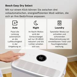 Bosch Home Comfort Dry 2000 odvlhčovač vzduchu, 7733703557, 55 m³, bílá