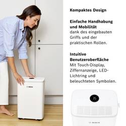 Bosch Home Comfort Dry 2000 odvlhčovač vzduchu, 7733703557, 55 m³, bílá