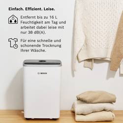 Bosch Home Comfort Dry 4000 odvlhčovač vzduchu, 7733703558, 75 m³, bílá