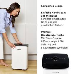 Bosch Home Comfort Dry 4000 odvlhčovač vzduchu, 7733703558, 75 m³, bílá
