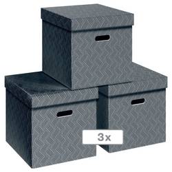 Leitz úložný box VON šedá 29 l (š x v x h) 320 x 315 x 365 mm 3 ks
