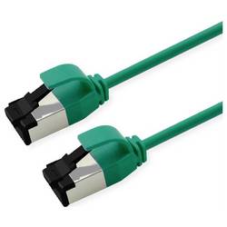 Roline 21.15.3246 RJ45 síťové kabely, propojovací kabely CAT 8.1 U/FTP 3 m zelená 1 ks