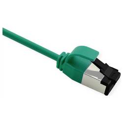 Roline 21.15.3246 RJ45 síťové kabely, propojovací kabely CAT 8.1 U/FTP 3 m zelená 1 ks