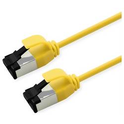 Roline 21.15.3230 RJ45 síťové kabely, propojovací kabely CAT 8.1 U/FTP 0.15 m žlutá 1 ks