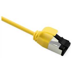 Roline 21.15.3230 RJ45 síťové kabely, propojovací kabely CAT 8.1 U/FTP 0.15 m žlutá 1 ks