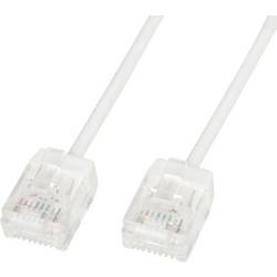 Roline 21.15.4473 RJ45 síťové kabely, propojovací kabely CAT 6A U/UTP 3 m bílá 1 ks