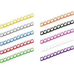 Value VALUE Kabelmarkierungsset für Patchkabel označovací klip na kabely Otisk (Kabelový značkovač) 0 - 9 Rozsah vnějšího průměru 4 do 5.5 mm 25.99.5255