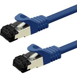 Value 21.99.1851 RJ45 síťové kabely, propojovací kabely CAT 8.1 S/FTP 1 m modrá 1 ks