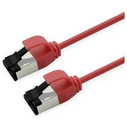 Roline 21.15.3226 RJ45 síťové kabely, propojovací kabely CAT 8.1 U/FTP 3 m červená 1 ks