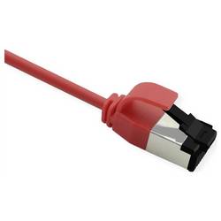 Roline 21.15.3223 RJ45 síťové kabely, propojovací kabely CAT 8.1 U/FTP 1 m červená 1 ks