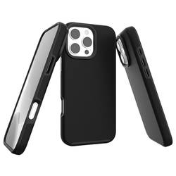 JT Berlin BackCase Pankow Solid zadní kryt na mobil Apple iPhone 16 Pro Max černá Kompatibilní s MagSafe, 1552552, odolné vůči nárazům 11082