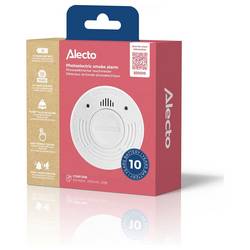 Alecto SD1010 detektor kouře vč. baterie s životností 10 let na baterii (Ø x v) 102 mm x 35 mm