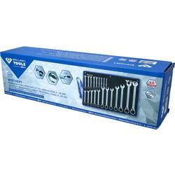 Brilliant Tools BT013221 BT013221 Sada očkových ráčnových klíčů Délka klíče (cm) (jen pro nadpis) 8 - 53 mm