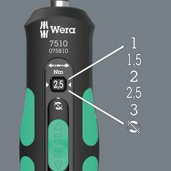Wera 05075810001 dílnu momentový šroubovák 147.5 mm