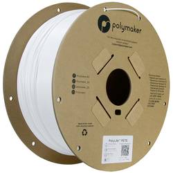 Polymaker PB01052 PB01052 vlákno pro 3D tiskárny PETG plast Žáruvzdorné, Vysoká pevnost v tahu 1.75 mm 3000 g bílá PolyLite™ 1 ks